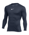 Nike Park First Layer Top langarm Dunkelblau F410 - blau