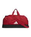 adidas Tiro League Duffel Bag Gr. L Rot Weiss - rot