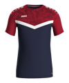 JAKO Icon T-Shirt Blau Rot F901 - blau