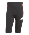adidas Tiro 24 Competition Short Schwarz Rot - schwarz