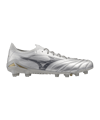 Mizuno Morelia Neo Beta Elite FG Platinum Silver Silber F04