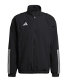 adidas Tiro 23 Präsentationsjacke Schwarz - schwarz