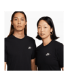 Nike Club T-Shirt Schwarz Weiss F013 - schwarz