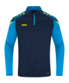 JAKO Performance HalfZip Sweatshirt Blau F908 - blau