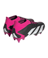 adidas Predator Accuracy.1 SG Own Your Football Schwarz Weiss Pink - schwarz