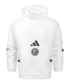 adidas Fortuna Düsseldorf Heinrich-Heine-Allee Hoody Weiß - weiss