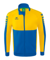 Erima Six Wings Trainingsjacke Kids Blau Gelb | - blau