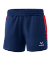 Erima Six Wings Worker Short Damen Dunkelblau Rot - blau
