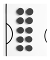 Cawila PRO Rundmagnet 10er Set 30mm Schwarz - schwarz