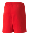 PUMA teamRISE Short Kids Rot Weiss F01 - rot