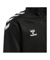 Hummel hmlCORE XK HalfZip Sweatshirt Schwarz F2001 - schwarz