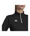 adidas Entrada 22 HalfZip Sweatshirt Damen Schwarz - schwarz