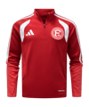 adidas Fortuna Düsseldorf Training Half Zip Top Kids Rot - rot