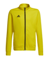 adidas Entrada 22 TK Trainingsjacke | Gelb Schwarz - gelb