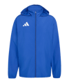 adidas Entrada 26 Regenjacke Blau - blau