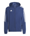 adidas Tiro 24 Windbreaker Kids Blau Weiss - blau