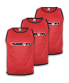 Cawila Leibchen 11teamsports 3er Set Rot - rot