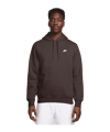 Nike Club Hoody Braun 