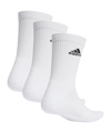 adidas Cush Crew 3er Pack Socken Weiss Schwarz - weiss