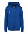 Hummel hmlAUTHENTIC PL Kapuzenjacke Kids Blau F7045 - blau
