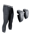 Gamepatch 3/4 Abrasiresistant Knee Padding Tight Tight Schwarz - schwarz