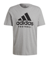 adidas Logo Graphic T-Shirt Grau Schwarz - grau