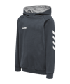 Hummel Cotton Hoody Kids Grau F8571 - gruen