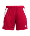 adidas Tiro 24 Short Damen Rot Weiss - rot