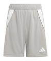 adidas Tiro 24 Short Kids Grau Weiss - grau