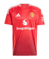 adidas Manchester United Trikot Home 2024/2025 Rot - rot