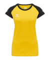 Hummel hmlCORE VOLLEY Stretch T-Shirt Damen F5269 - gelb