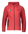 Nike SC Freiburg Tech Fleece Hoody Rot F672 - rot