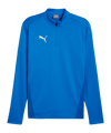 PUMA teamGOAL Training 1/4 Zip Sweatshirt Blau F02 - hellblau
