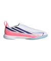 adidas F50 Hyperfast League Laceless IN Kinder Weiß - weiss