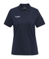 Hummel hmlGO Cotton Poloshirt Damen Blau F7026 - blau