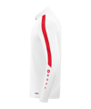 JAKO Power Sweatshirt Weiss Rot F004 - weiss