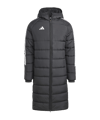adidas Tiro 24 Long Coachjacke Schwarz Weiss - schwarz