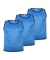 Cawila ACADEMY Trainingsleibchen 3er Set Kids Blau | - blau
