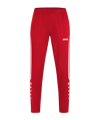 JAKO Power Freizeithose Damen Rot Weiss F105 - rot