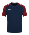 JAKO Performance T-Shirt Dunkelblau Rot F909 - blau
