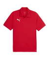 PUMA teamGOAL Poloshirt Rot F01 - rot