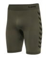 Hummel hmlFIRST Seamless Short Khaki F6084 - khaki