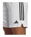 adidas Tiro 23 Short Low Damen Weiss Schwarz - weiss