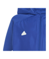 adidas D4GMDY Kapuzenjacke Kids Blau Weiss - blau