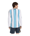 adidas Argentinien Authentic Trikot Langarm Home |  WM 2026 Weiß - weiss