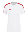 JAKO Power Trikot Damen Weiss Rot F004 - weiss