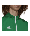 adidas Entrada 22 TK Trainingsjacke Grün Weiss | - gruen