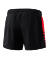 Erima Six Wings Worker Short Damen Schwarz Rot - schwarz
