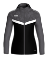 JAKO Iconic Kapuzenjacke Damen Schwarz F801 - schwarz
