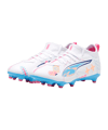 PUMA ULTRA 5 Match FG/AG Volume Up Jr Kids Weiss Blau F01 - weiss